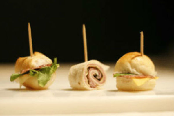 Finger foods conferem sofisticação às festas